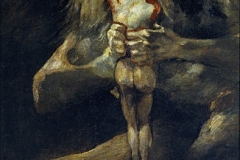 Saturn Devouring his Son (1819-23) by Francisco de Goya