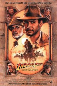 Indiana Jones and the Last Crusade movie poster.