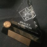 NFA Hall of Fame pin on AFA-NIET All-American Award